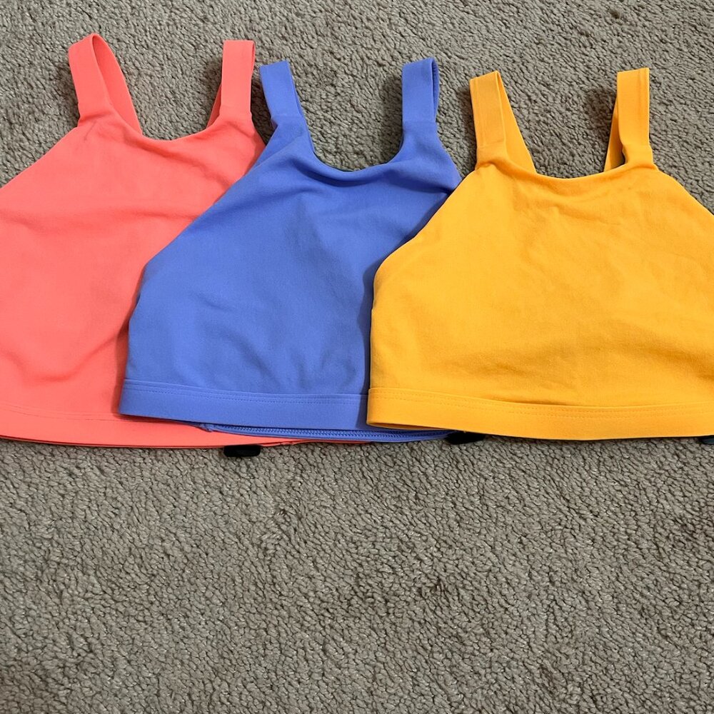 NWOT/NWT 3 Piece Jolyn Kaylee Swim Top Set💛🩷💜